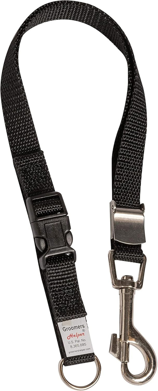Groomers Helper® 5/8" Professional Loop - Pet Grooming Safety Loop for Dog Bathing, Dog Grooming & Trimming (Black)