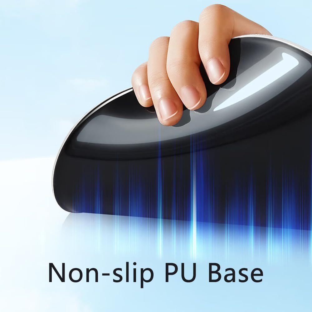 Ergonomic Mouse Pad with Wrist Rest, Gel Wrist Support Mousepad, Pain Relief Laptop Computer Mouse Pad, Non-Slip Mouse Pads for Office & Home (Light Pink)