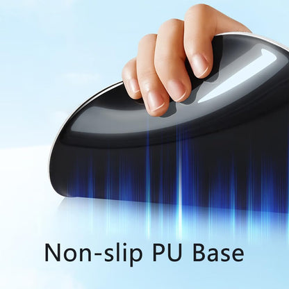 Ergonomic Mouse Pad with Wrist Rest, Gel Wrist Support Mousepad, Pain Relief Laptop Computer Mouse Pad, Non-Slip Mouse Pads for Office & Home (Light Pink)