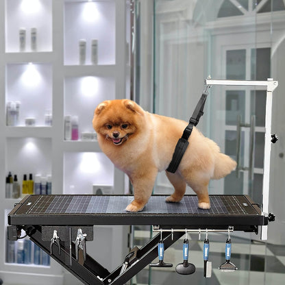 Jelly Pet Dog Belly Loop Restraint for Pet Grooming Table and Tub - Easy to Clean and Waterproof (Pink) | Made in the USA