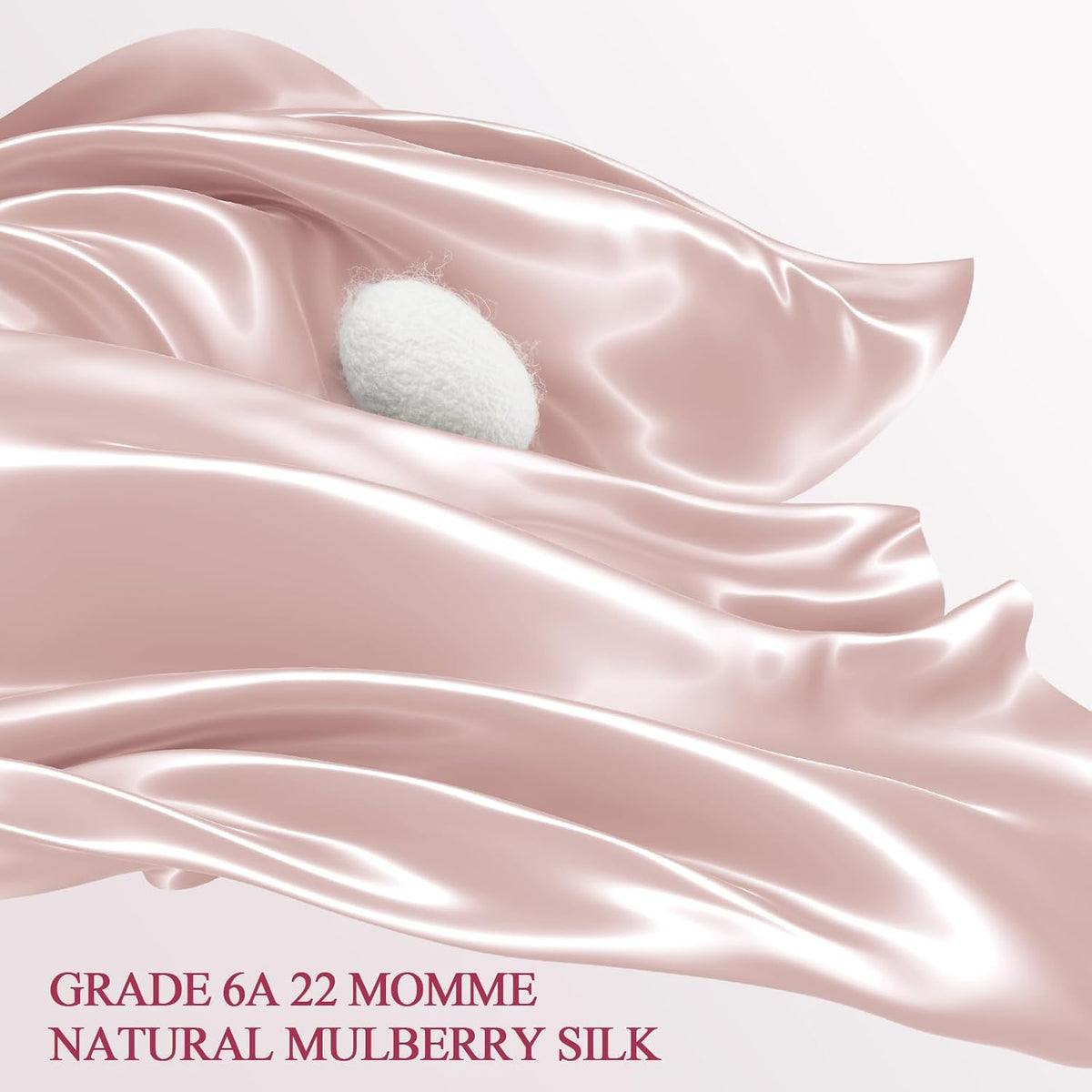 100% Silk Pillow Cases King Size Mulberry Silk Pillowcase for Hair and Skin 22 Momme Highest Grade 6A Silk Cooling Soft Smooth with Zipper 20 x 36 Inches 1PC, Pink