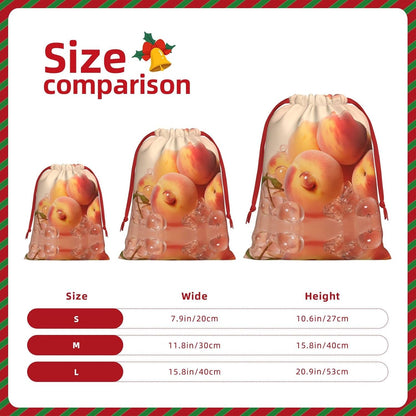 Fresh peach S Printed Gift Bags - Perfect for Weddings, Christmas, Birthdays, and Parties - S - L