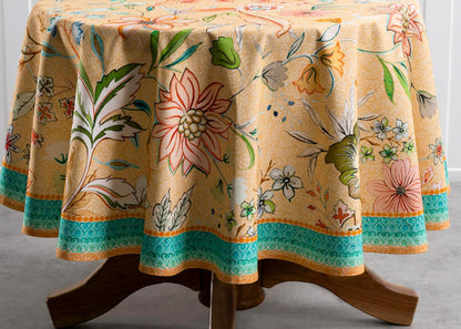 Table Cloth Round Table Reusable 100% Cotton 69" Diameter