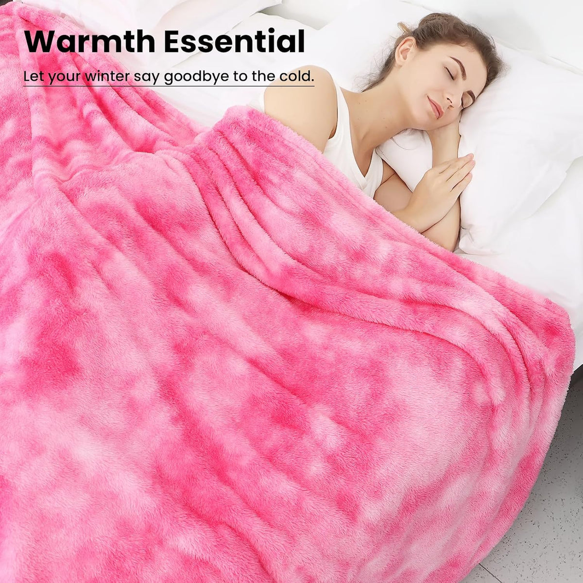 Cute Pink Blanket for Teen Girls Women, Y2K Aesthetic Throw Blanket, Room Decor Cute Stuff for Teen Girls, Soft Fuzzy Comfy Blanket for Bed Couch, Birthday Gifts for Teen Girls Women