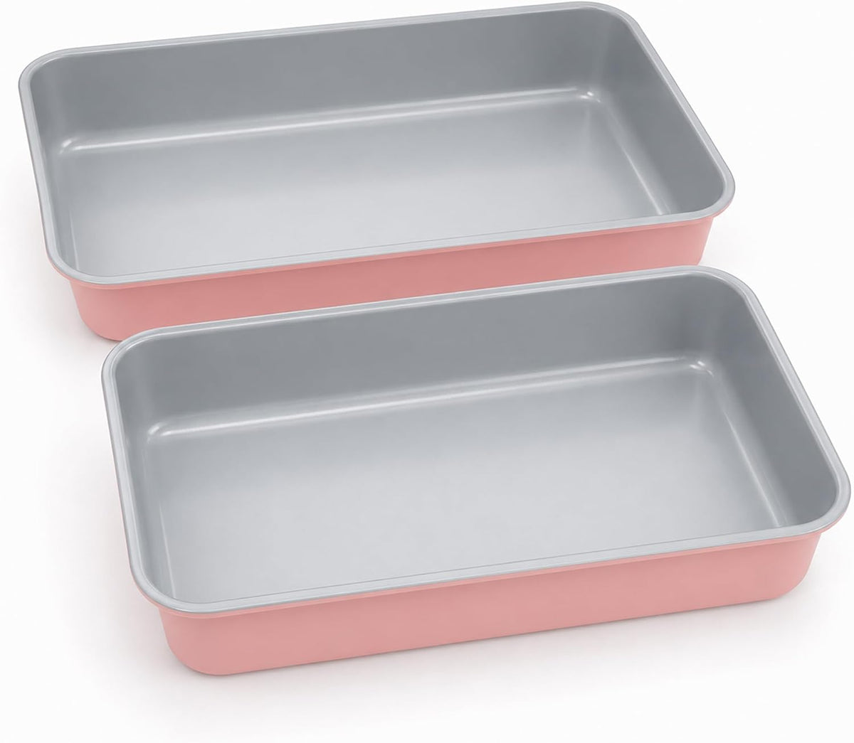 9x13 Baking Pan 2 Pack, Heavy Duty 2.5" Deep Lasagna Pan Nonstick