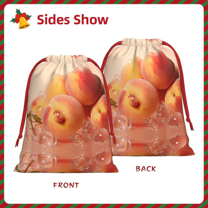 Fresh peach M Printed Gift Bags - Perfect for Weddings, Christmas, Birthdays, and Parties - S - L