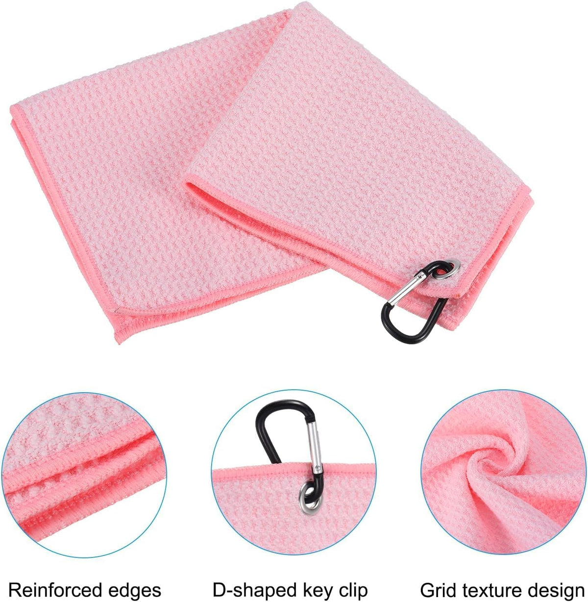 11 Pcs Golf Accessories Kit, Include Golf Ball Bag with Hook Tees Towel Cleaner Brush Ball Marker Divot Tool Score Counter
