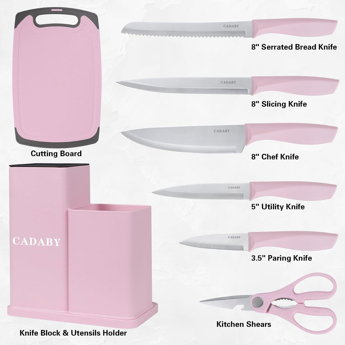 19 PCS Pink Kitchen Cooking Utensils Set Kitchen Tools Set