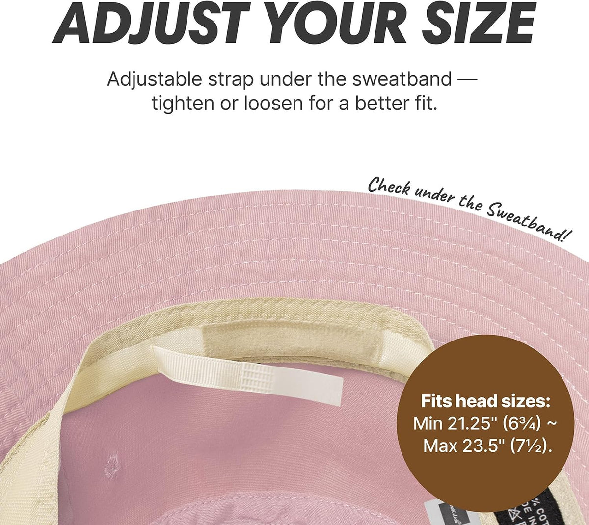 Hot Summer Bucket Hat - Trendy Cotton Sun Hat for Beach, Golf, Fishing