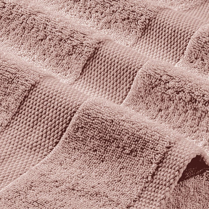 Wealuxe Pink Bath Towels 24x50 Inch, Cotton Towel Set for Bathroom, Hotel, Gym, Spa, Soft Extra Absorbent Quick Dry 6 Pack