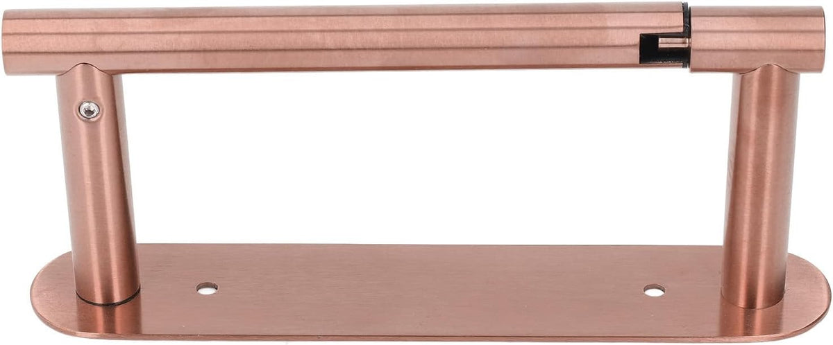 Toilet Paper Holder Wall Mount, 304 Stainless Steel Rustproof Toilet Tissue Roll Holder for Kitchen Bathroom (Rose Gold)