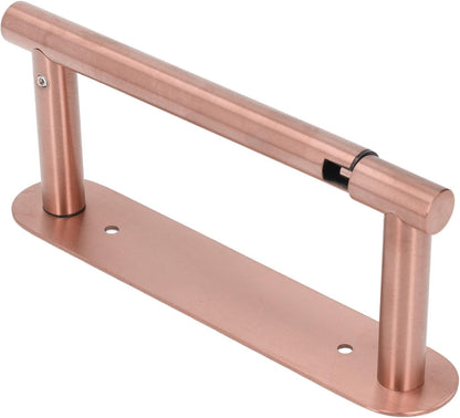 Toilet Paper Holder Wall Mount, 304 Stainless Steel Rustproof Toilet Tissue Roll Holder for Kitchen Bathroom (Rose Gold)