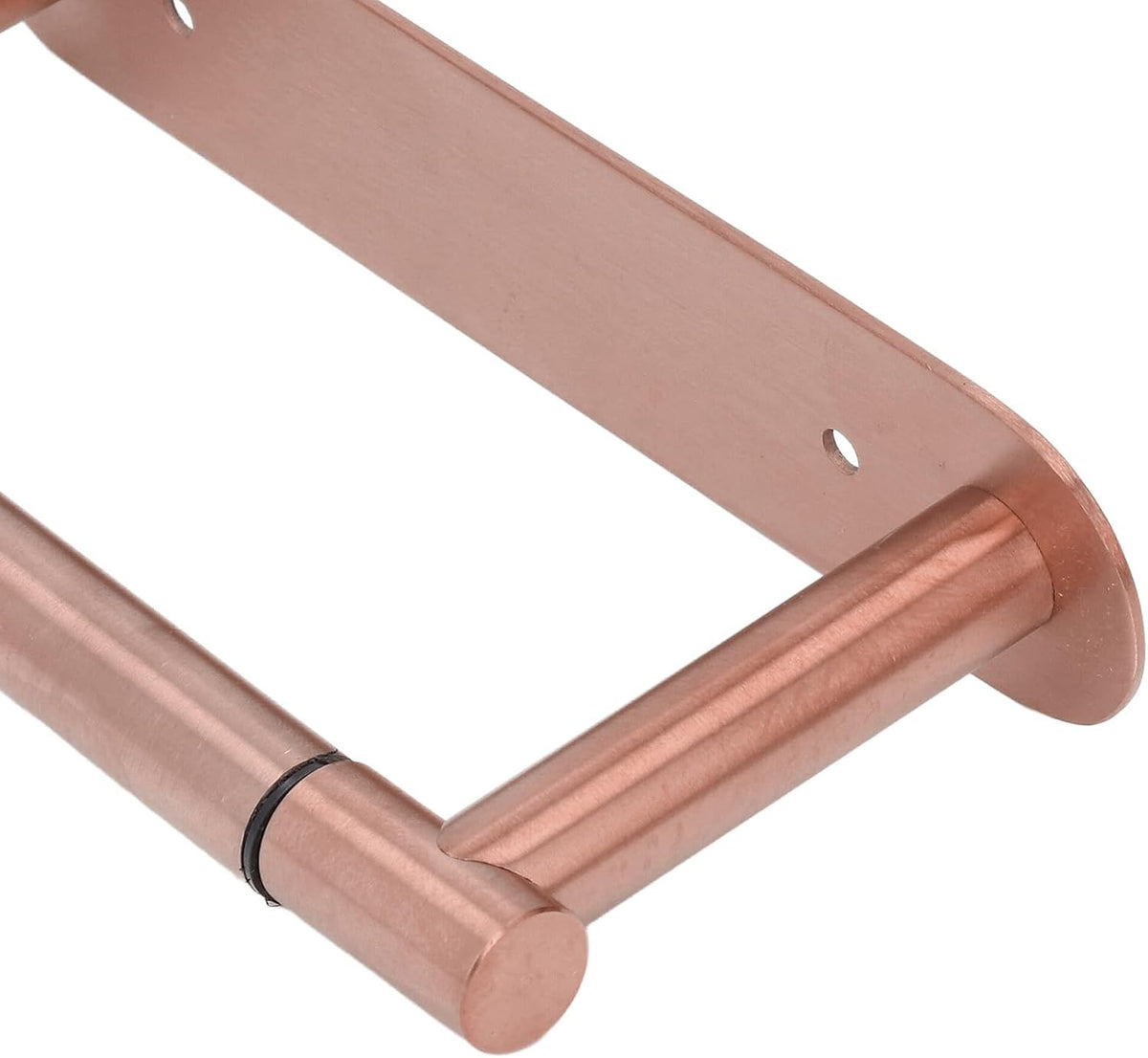 Toilet Paper Holder Wall Mount, 304 Stainless Steel Rustproof Toilet Tissue Roll Holder for Kitchen Bathroom (Rose Gold)
