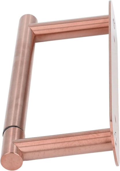 Toilet Paper Holder Wall Mount, 304 Stainless Steel Rustproof Toilet Tissue Roll Holder for Kitchen Bathroom (Rose Gold)