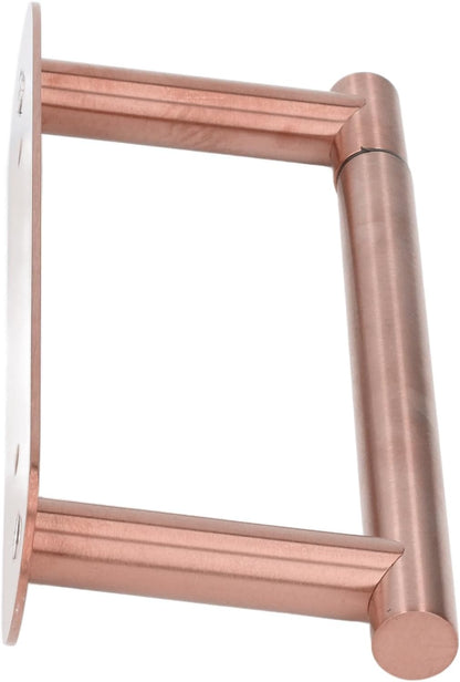 Toilet Paper Holder Wall Mount, 304 Stainless Steel Rustproof Toilet Tissue Roll Holder for Kitchen Bathroom (Rose Gold)