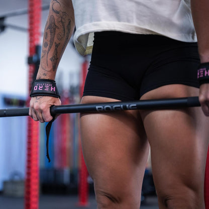 Lifting Wrist Straps – 23" Length x 1.5" Width – Padded Neoprene Cotton Straps for Weightlifting, Powerlifting, Functional Training, Strength Training & Deadlifts – Heavy Duty Grip Support