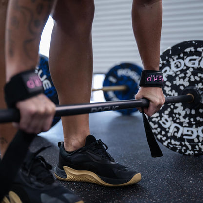 Lifting Wrist Straps – 23" Length x 1.5" Width – Padded Neoprene Cotton Straps for Weightlifting, Powerlifting, Functional Training, Strength Training & Deadlifts – Heavy Duty Grip Support
