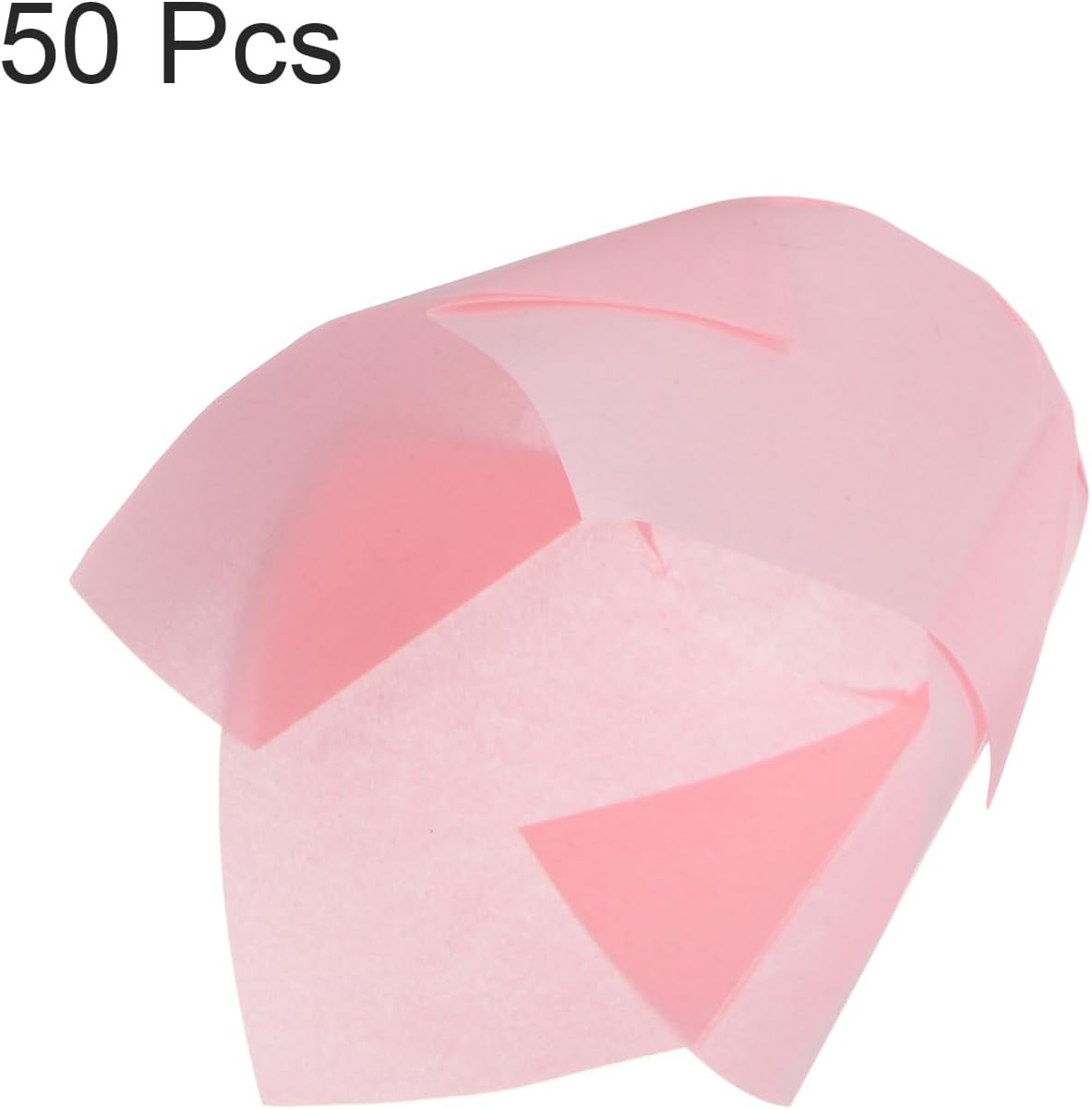 50Pcs Tulip Cupcake Liners Standard Paper Baking Cups Pink