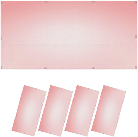4 Pack Fluorescent Light Covers for Ceiling Light, Abstract Pink Light Filters for Classroom Office Home, 4' x 2' Decorative Magnetic Light Cover, pattern3