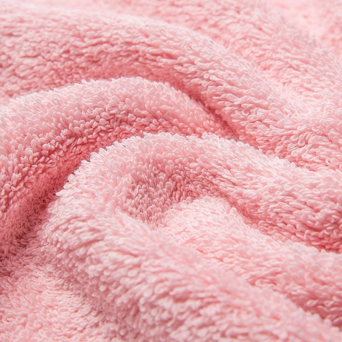 Ultra Thick, Soft & Absorbent Cotton Hand Towels for Bathroom, Pink