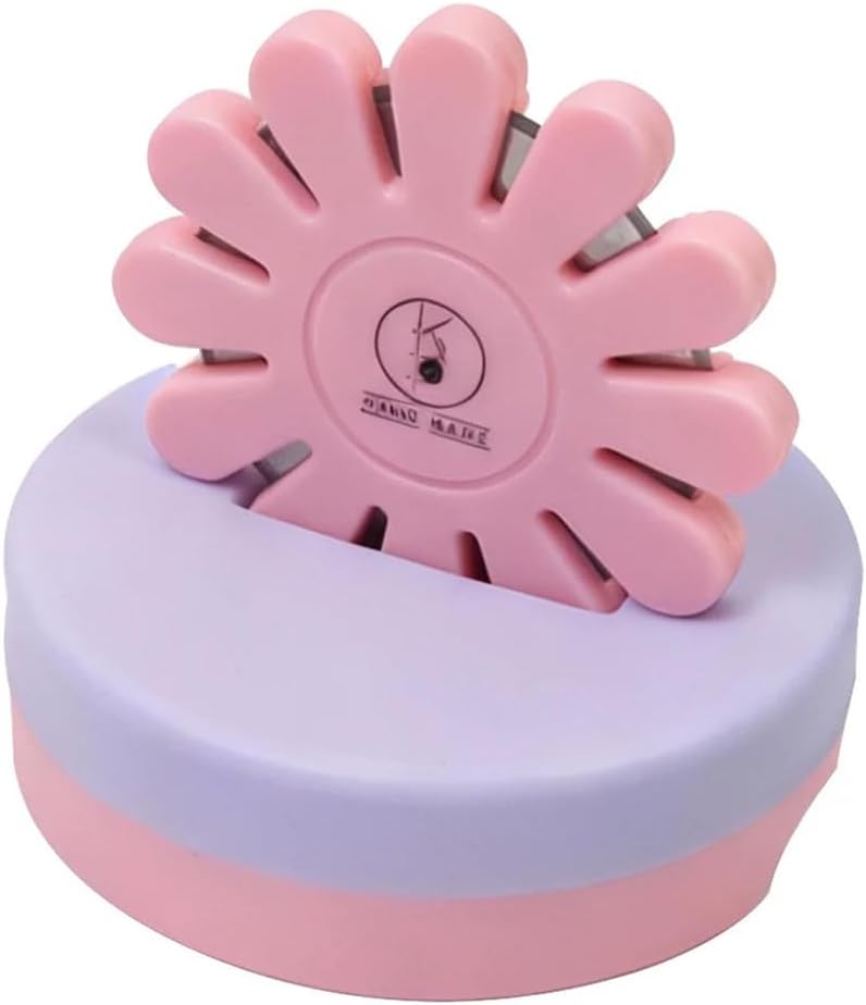 Thread Cutter Tool for Sewing, Flower Thread Cutting with Stand Quilting Supplies for Sewing Tools Magnetic Pins Holder Chain Piecing Blade Not Removable (Pink Case)