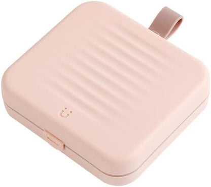 Small Sewing kit Travel Size, Mini Sewing Kits Storage-Box Gifts for Adults, Beginners DIY Easy Embroidery Thread Needle Accessories,Home and Hand Sewing Supplies, Basic Emergency Needle case (Pink)