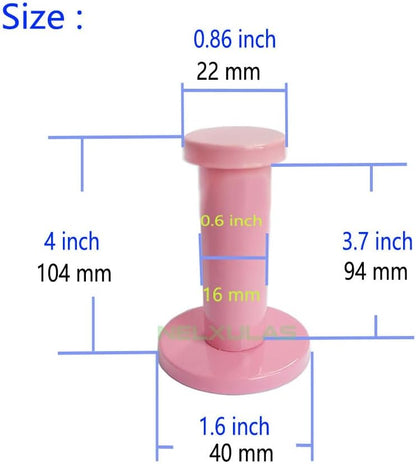 Pink Stainless Steel Single Super Heavy Duty Wall Mount Hook, Bath Towel Hooks, Coat Hanger (4 inch,4 PCS)