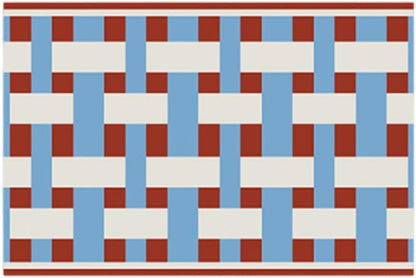 Pink Checkered Bath Mat, Washable Non-Slip Microfiber Bathroom Rug, Ultra Soft Absorbent Fluffy Floor Carpet for Shower Tub, Retro Plush Mat