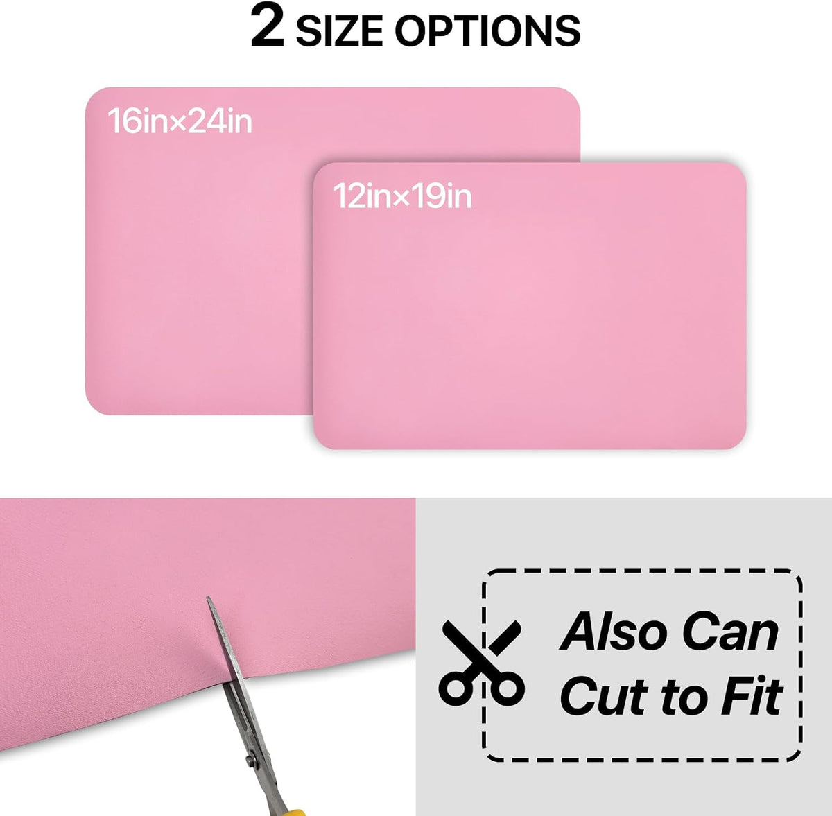 Coffee Mat Absorbent Dish Drying Mat for Kitchen Counter ,Match with Coffee Machine Drying Mats for Kitchen Counter, Hide Stain Nop-Slip Rubber Backed,12"x19",Pink