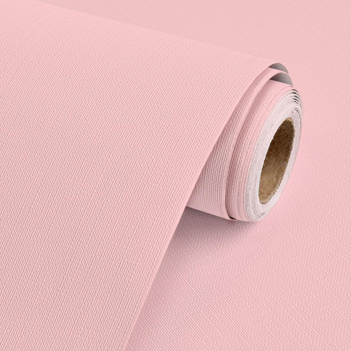 Rugreat Matte Pink Peel and Stick Wallpaper Solid Modern 118inL 15.7inW