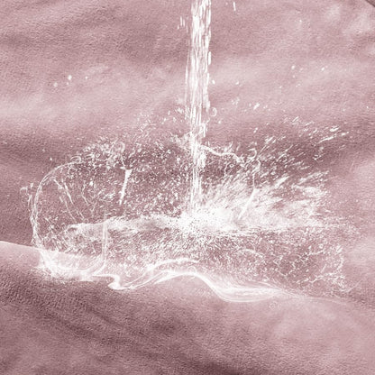Soft Waterproof Blanket for Bed Couch Sofa, Dusty Pink, 30x40 inches