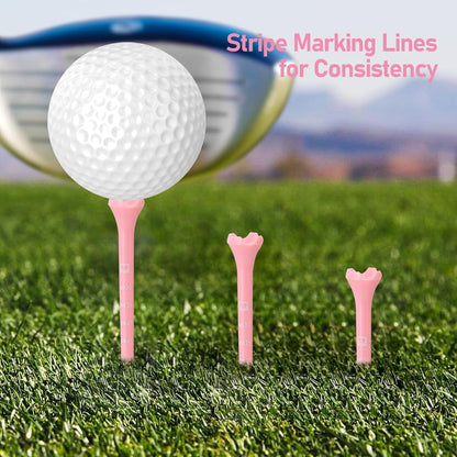 50PCS 3 Inch Plastic Funny Golf Tees Lady Tees Woman Golf Tees