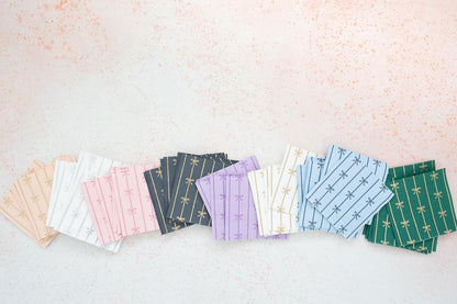 Light Peach Bow Cocktail Napkins, Pack of 20, 5"