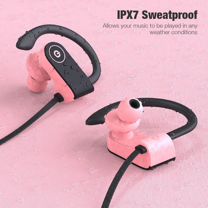 IPX7 Waterproof Running Sports Earphones for Women & Girls with 16 Hrs Playtime