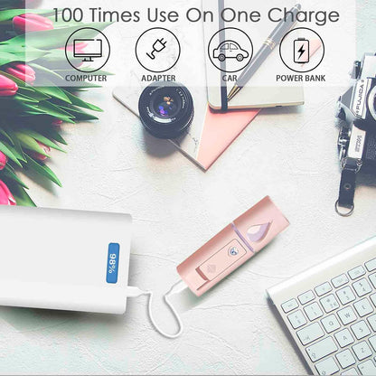 Nano Facial Steamer, Handy Mini Mister with Mirror, USB Rechargeable Mist Sprayer, Visual Water Tank Moisturizing&Hydrating for Face, Makeup, Skin Care, Eyelash Extensions-Pink