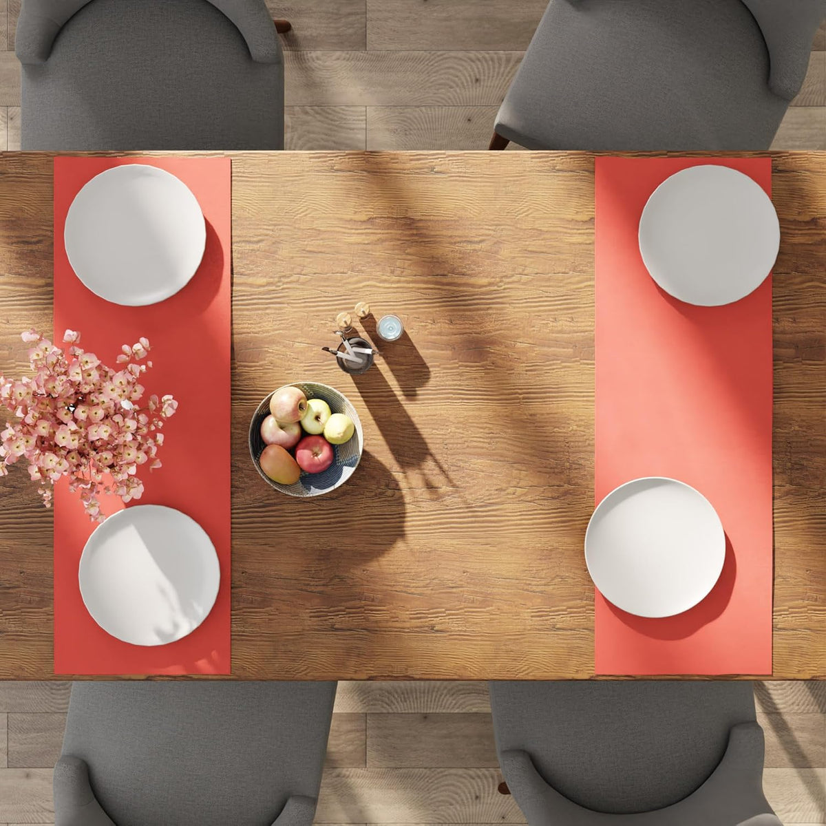 Table Runner, Cotton Canvas Dining Runner 13"x36"
