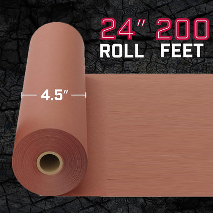 DIY CREW 24" x 200' - Pink Butcher Paper Roll, Food-Grade, Made in USA