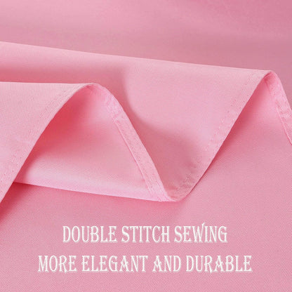 Pink Square Tablecloth Waterproof Table Cloth, 60 x 60 inch