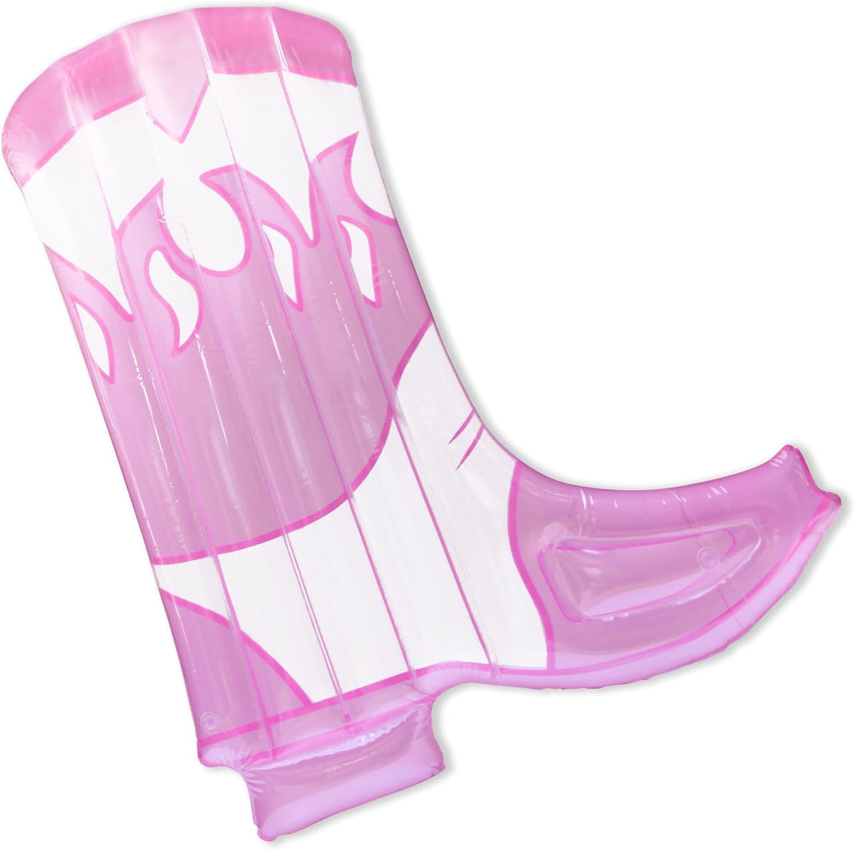 Cowgirl Boot Inflatable Pool Float – Pink Cowboy Boot Raft for Summer Pool Parties, Girls’ Trips & Bachelorette