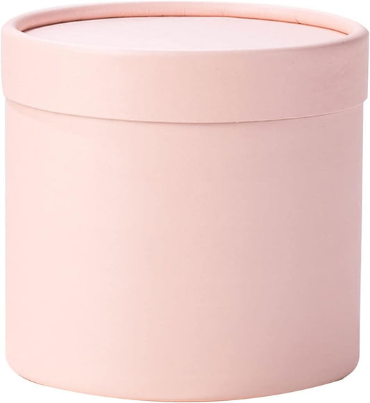 Flower Box Round Cardboard Boxes Wedding Party Rose Flower Packaging Decorations Valentine Day Gifts Supplies Pink