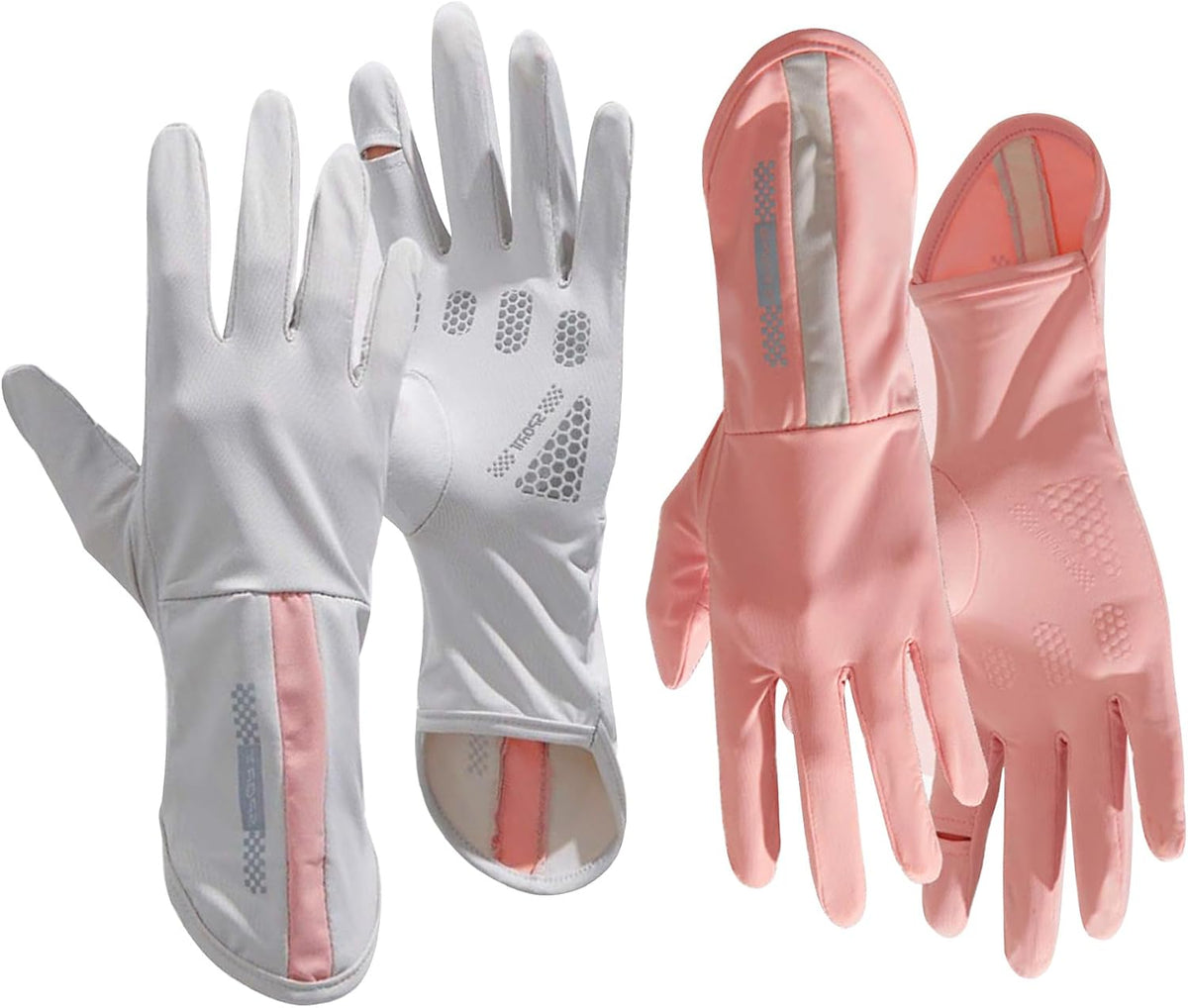 Driving Gloves Women, Cycling Gloves, Sun Women UV Protection- Short