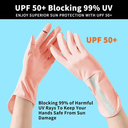 Driving Gloves Women, Cycling Gloves, Sun Women UV Protection- Short