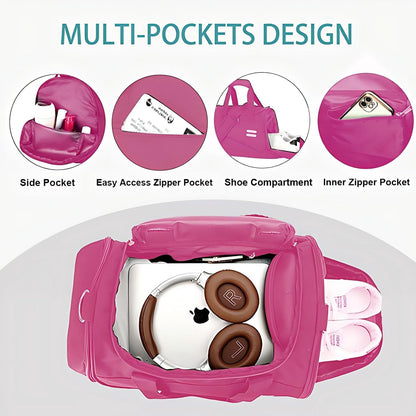 Gym Bag for Men & Women - 30L Duffle Bags with Shoe Compartment