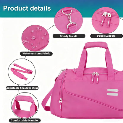 Gym Bag for Men & Women - 30L Duffle Bags with Shoe Compartment