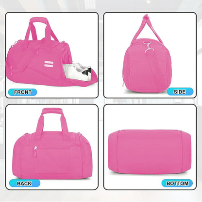 Gym Bag for Men & Women - 30L Duffle Bags with Shoe Compartment