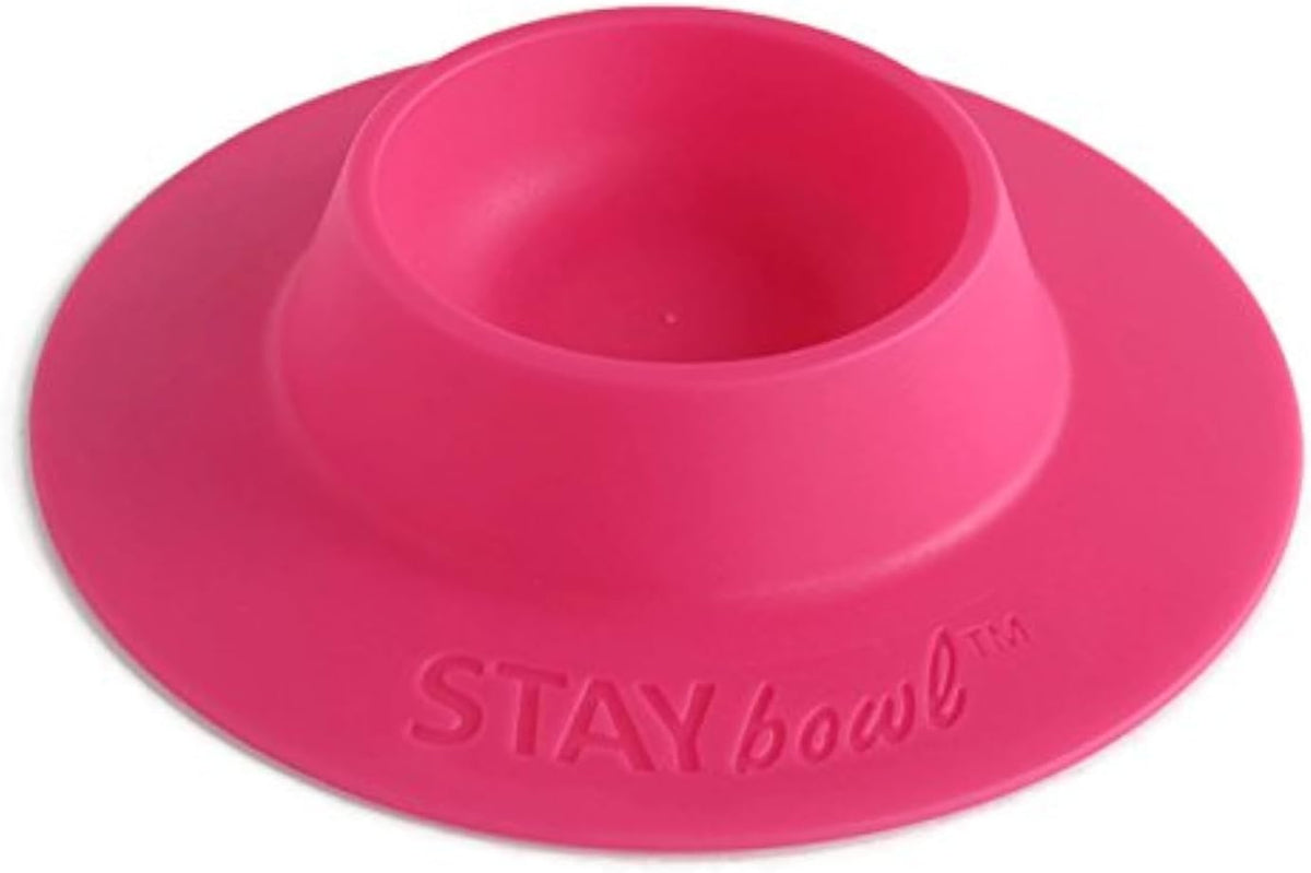 Tip-Proof Ergonomic Pet Bowl for Guinea Pig and Other Small Pets, 1/4-Cup Small Size, Fuchsia (Pink)