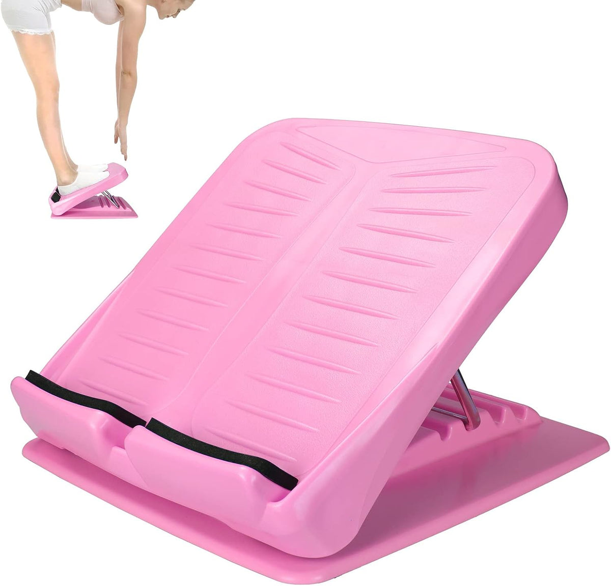 Elfzone Slant Board Calf Stretcher Adjustable 4-Level Incline Wedge