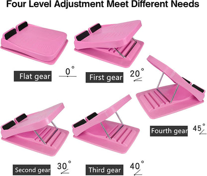 Elfzone Slant Board Calf Stretcher Adjustable 4-Level Incline Wedge