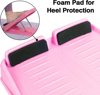Elfzone Slant Board Calf Stretcher Adjustable 4-Level Incline Wedge