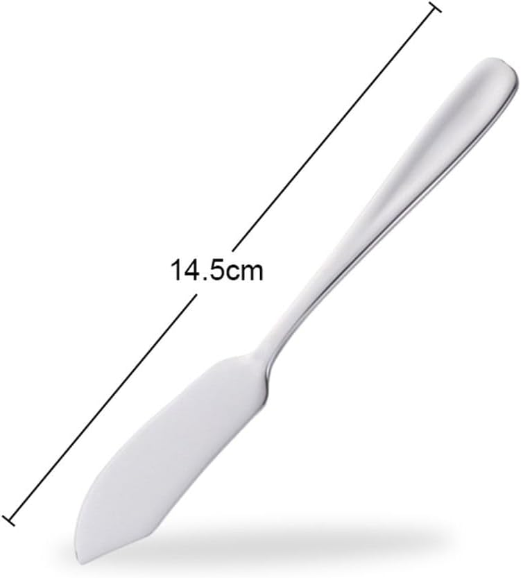 Stainless Steel Butter Knife, Cute Mini 5.7 inches Cheese Dessert Knives Breakfast Spreads Kitchen Knives for Butter Sandwiches Cheese(Rose Gold)